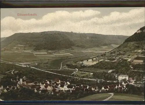 Bad Ditzenbach Panorama Kat. Bad Ditzenbach