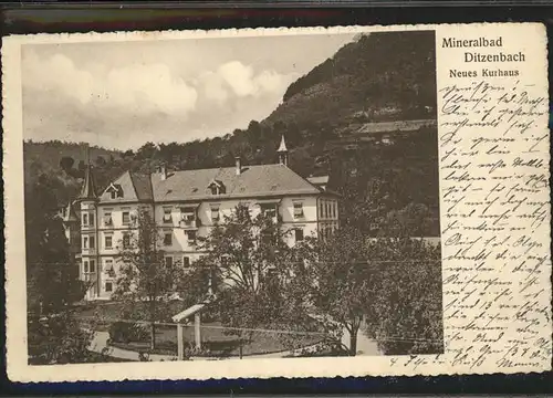 Bad Ditzenbach Neues Kurhaus Kat. Bad Ditzenbach