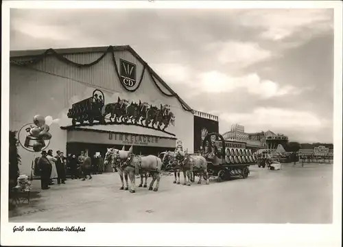 Bad Cannstatt Volksfest Kutsche Dinkelacker Kat. Stuttgart