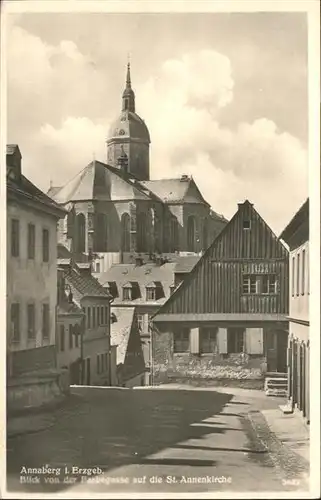 Annaberg-Buchholz Erzgebirge Annaberg Erzgebirge St Annen Kirche  * / Annaberg /Erzgebirgskreis LKR