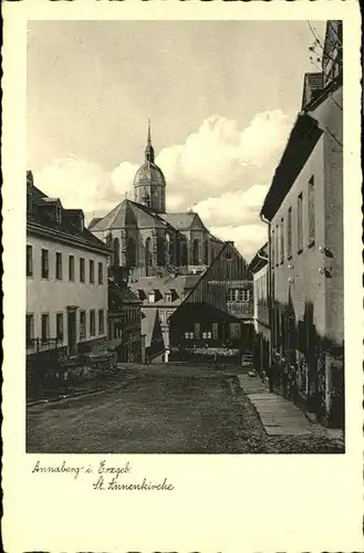 Annaberg-Buchholz Erzgebirge Annaberg Erzgebirge St Annen Kirche  * / Annaberg /Erzgebirgskreis LKR