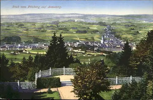 Annaberg-Buchholz Erzgebirge Annaberg Erzgebirge Vom Poehlberg x / Annaberg /Erzgebirgskreis LKR