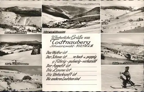 Todtnauberg Todtnauberg Silberberg Stuebenwasen Ski * / Todtnau /Loerrach LKR