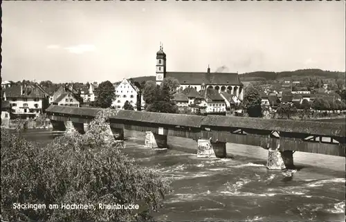 Bad Saeckingen Bad Saeckingen Rheinbruecke * / Bad Saeckingen /Waldshut LKR