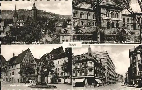 Jena Jena Johannisplatz Markt Hanfried Schillerstrasse x / Jena /Jena Stadtkreis