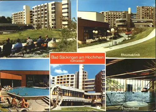 Bad Saeckingen Bad Saeckingen Kurklinik Rheumaklinik Thermalbad  x / Bad Saeckingen /Waldshut LKR