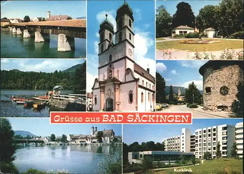 Bad Saeckingen Bad Saeckingen Bruecke Kurklinik x / Bad Saeckingen /Waldshut LKR