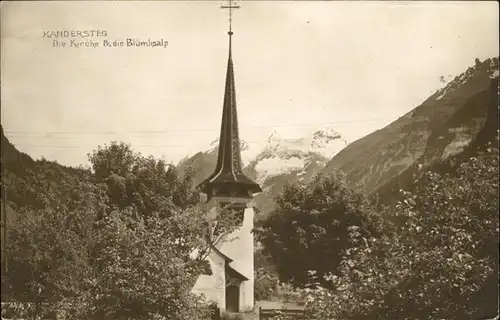 Kandersteg BE Kirche Bluemlisalp / Kandersteg /Bz. Frutigen