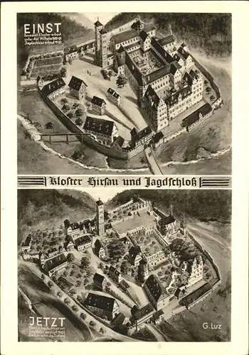 Hirsau Kloster Hirsau Jagdschloss Kuenstler G. Luz / Calw /Calw LKR