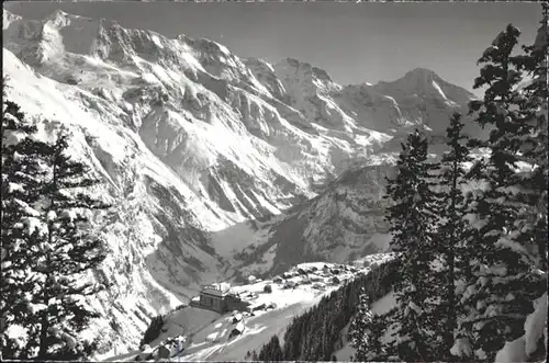 Muerren BE Mittagshorn Grosshorn Breithorn / Muerren /Bz. Interlaken