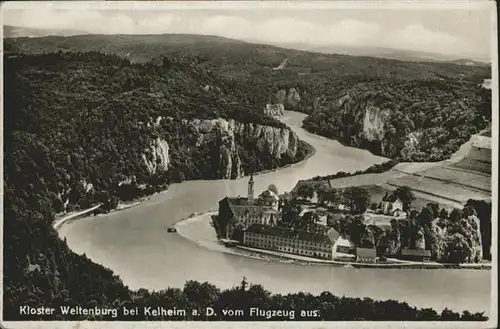 Kelheim Kloster Wetenburg Fliegeraufnahme  / Kelheim Donau /Kelheim LKR