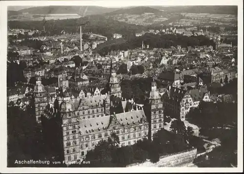 Aschaffenburg Main Fliegeraufnahme  / Aschaffenburg /Aschaffenburg LKR