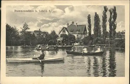 Lahr Schwarzwald Dammenmuehle Boote / Lahr /Ortenaukreis LKR