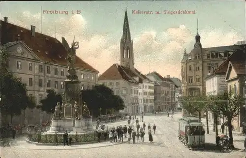 Freiburg Breisgau Kaiserstrasse
Siegesdenkmal / Freiburg im Breisgau /Breisgau-Hochschwarzwald LKR