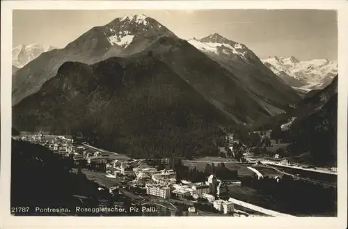 Pontresina Roseggletscher Piz Palue / Pontresina /Bz. Maloja