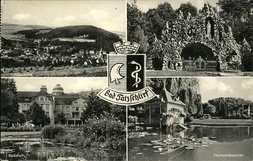 Bad Salzschlirf Badehof Mariengrotte Taubenhaeuschen / Bad Salzschlirf /Fulda LKR