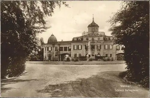 Weimar Thueringen Schloss Belvedere / Weimar /Weimar Stadtkreis