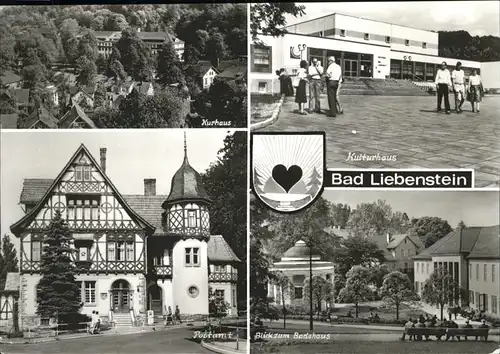 Bad Liebenstein Kulturhaus Badehaus Postamt  / Bad Liebenstein /Wartburgkreis LKR