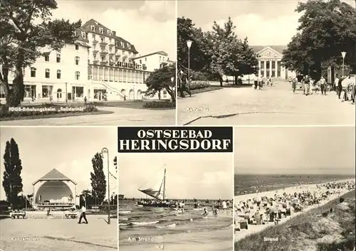 Heringsdorf Ostseebad Usedom Strand Konzertplatz Erholungsheim Solidaritaet Kulturhaus / Heringsdorf /Ostvorpommern LKR