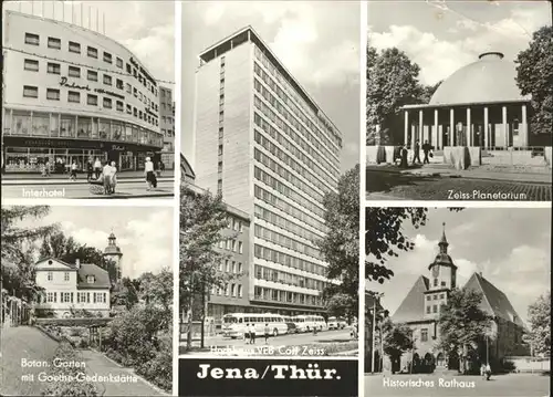 Jena Rathaus Zeiss planetarium Inter Hotel  / Jena /Jena Stadtkreis