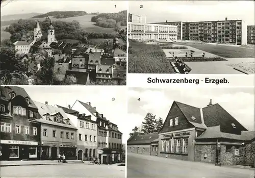 Schwarzenberg Erzgebirge Schloss Klubhaus Albert Hoehnel / Schwarzenberg /Erzgebirgskreis LKR
