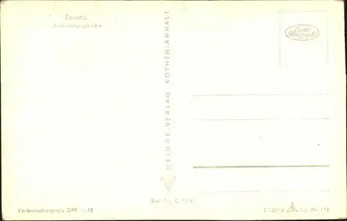 Dessau-Rosslau Auferstehungs Kirche  / Dessau-Rosslau /Anhalt-Bitterfeld LKR