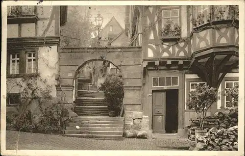 Miltenberg Main Aufgang zur Burg / Miltenberg /Miltenberg LKR