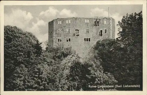 Bad Liebenstein Ruine / Bad Liebenstein /Wartburgkreis LKR