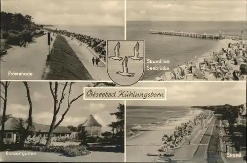 Kuehlungsborn Ostseebad Strand Seebruecke Konzertgarten / Kuehlungsborn /Bad Doberan LKR