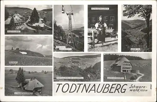 Todtnauberg Seilbahn Tracht Feldberg Schwarzwaldhaus / Todtnau /Loerrach LKR