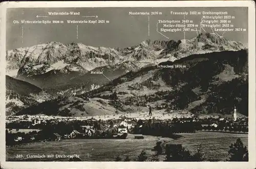 Garmisch-Partenkirchen Dreitorspitze / Garmisch-Partenkirchen /Garmisch-Partenkirchen LKR