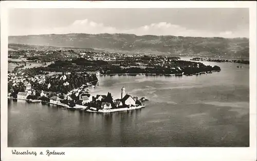 Wasserburg Bodensee Fliegeraufnahme  / Wasserburg (Bodensee) /Lindau LKR