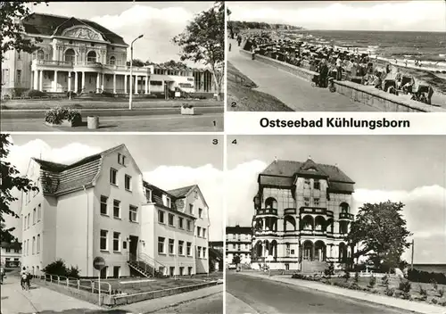 Kuehlungsborn Ostseebad Meerwasserschwimmhalle Gaststaette Baltic  / Kuehlungsborn /Bad Doberan LKR