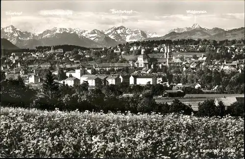 Kempten Panorama Allgaeu / Kempten (Allgaeu) /Kempten Stadtkreis