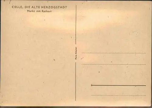 Celle Niedersachsen Markt Rathaus / Celle /Celle LKR