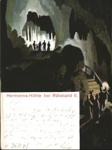 Ruebeland Harz Ruebeland Hoehle Grotte Hermanns-Hoehle x / Elbingerode Harz /Harz LKR