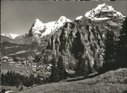 Muerren BE Muerren Eiger Moench Jungfrau Sulegg * / Muerren /Bz. Interlaken