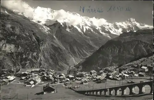 Muerren BE Muerren Ebnefluh Mittagshorn Grosshorn Breithorn * / Muerren /Bz. Interlaken