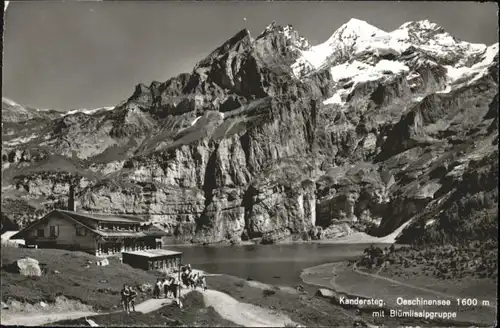 Kandersteg BE Kandersteg Oeschinensee Bluemlisalpgruppe x / Kandersteg /Bz. Frutigen