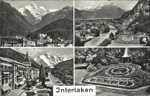 Interlaken BE Interlaken Blumenuhr  x / Interlaken /Bz. Interlaken