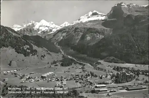 Kandersteg BE Kandersteg Bluemlisalp Doldenhorn Fisistoecke x / Kandersteg /Bz. Frutigen