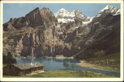 Kandersteg BE Kandersteg Oeschinensee Bluemlisalp x / Kandersteg /Bz. Frutigen