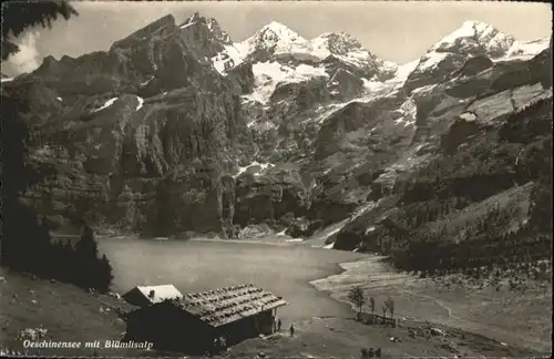 Kandersteg BE Kandersteg Oeschinensee Bluemlisalp x / Kandersteg /Bz. Frutigen