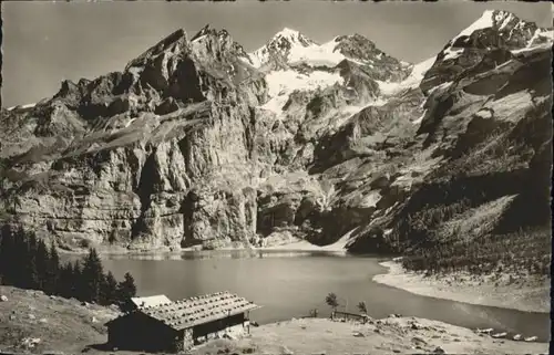 Kandersteg BE Kandersteg Oeschinensee Bluemlisalp x / Kandersteg /Bz. Frutigen