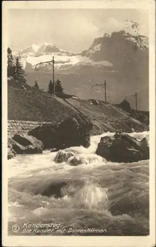 Kandersteg BE Kandersteg Kander Doldenhoerner x / Kandersteg /Bz. Frutigen