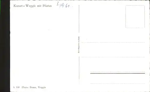 Weggis LU Weggis Pilatus * / Weggis /Bz. Luzern