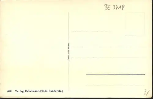 Kandersteg BE Kandersteg Doldenhoerner Fisistoecke Altels * / Kandersteg /Bz. Frutigen