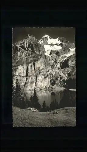 Kandersteg BE Kandersteg [Stempelabschlag] Oeschinensee Bluemlisalp x / Kandersteg /Bz. Frutigen