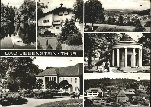 Bad Liebenstein Bad Liebenstein Elisabeth Park Theater Brunnentempel Sanatorium  x / Bad Liebenstein /Wartburgkreis LKR