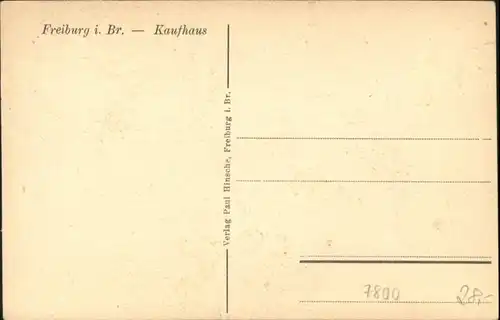 Freiburg Breisgau Freiburg Breisgau Kaufhaus Kutsche * / Freiburg im Breisgau /Breisgau-Hochschwarzwald LKR